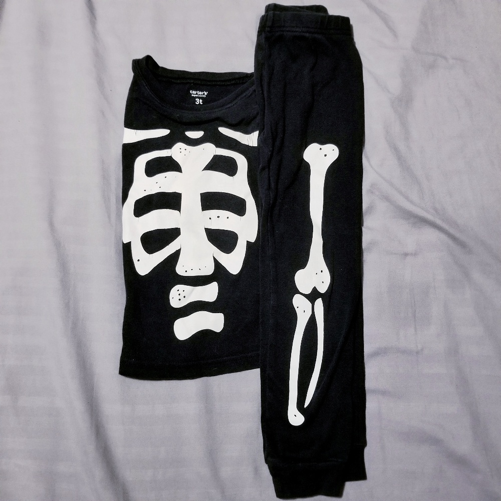 Skeleton PJ's (or Halloween Costume!)